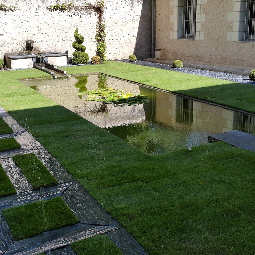 Gazon de placage en rouleau Espace Gazon