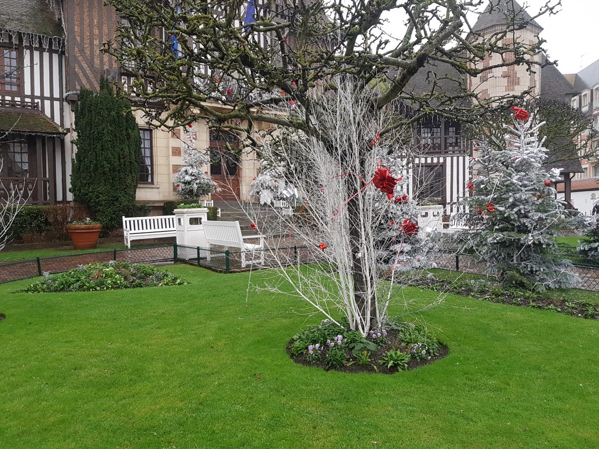 Square en hiver à Deauville